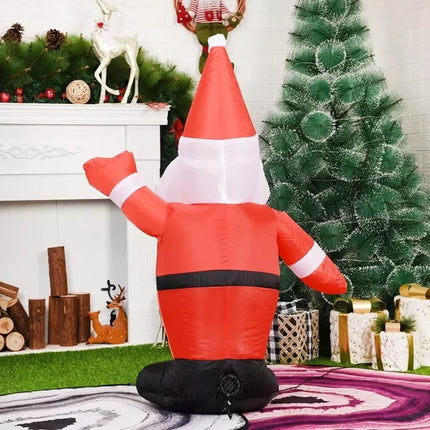 3.3ft Christmas Inflatable Santa Claus Decoration Built-In LED Lights Waterproof