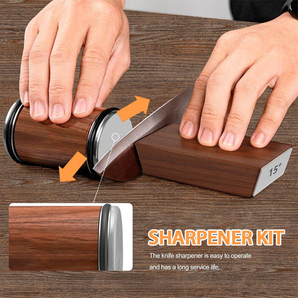 Knife Sharpener Sharpeners Diamond Steel Edge Sharpener Sharpening Stone Rolling