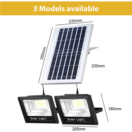 340 LED Solar Power Outdoor Garden Spot Light Flood Lamp Security Wall Light
