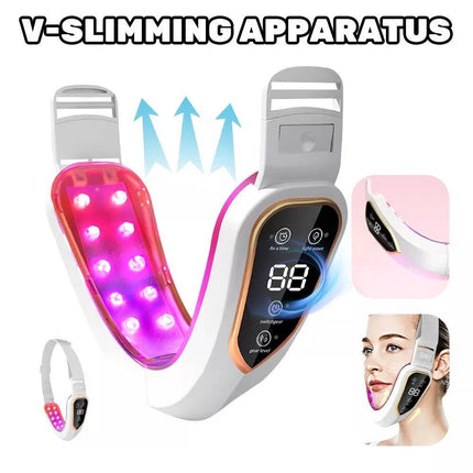 Electric V-Face Shaping Massager Face Lifting Slim Double Chins Removal Machine