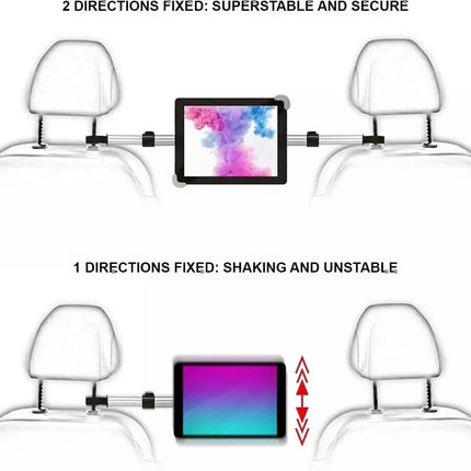 Universal Car Back Seat Holder Headrest Mounting Holder For iPad Tablet 7-11"