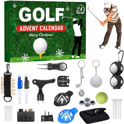 Golf Advent Calendar 2025 24 Days Christmas Countdown Calendar with Golf Balls