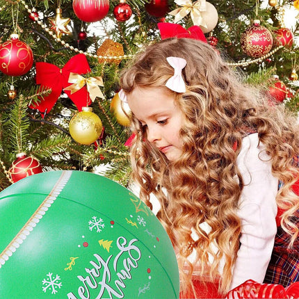 24 Inch Inflatable Christmas Ball Decorations Outdoor Rechargeable LED Light