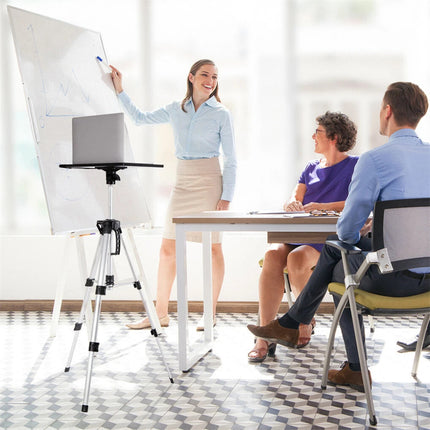 Adjustable Notebook Laptop Projector Tripod Lectern Stand with Tray, Carry Bag