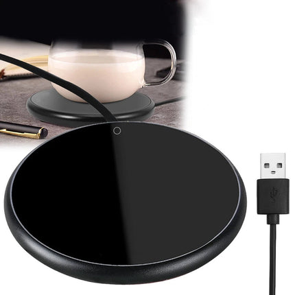 2PCS Smart USB Coffee Mug Warmer Tea Milk Cup Heater Pad Heating Plate Office Home