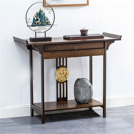 High Polish Narrow Console Table Hallway Table Entry Decor With Storage Drawer