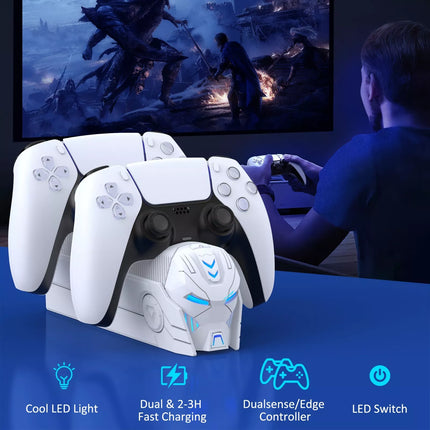 PS5 Controller Charger Station Stand DualSense Charging Dock For PlayStation 5