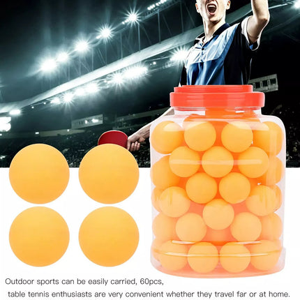 60 Pcs 3-Star Table Tennis Balls,Durable ABS Training And Casual Ping Pong Balls