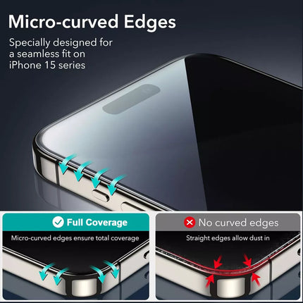 Anti-Spy Privacy Screen Protector For iPhone 16 Plus