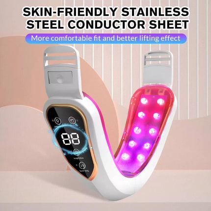 Electric V-Face Shaping Massager Face Lifting Slim Double Chins Removal Machine