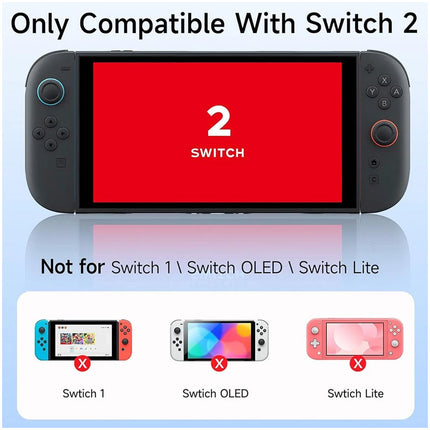 Travel Game Carrying Case Bag For Nintendo Switch 2 Card Slot Storage Shockproof