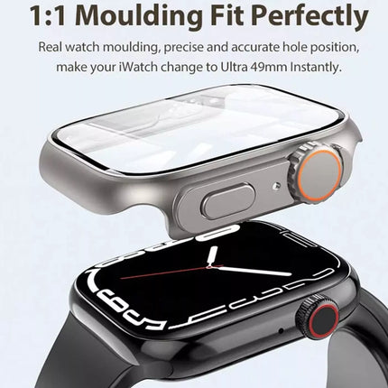 Transform to Ultra For Apple Watch Case iWatch 10 9 46mm 42mm Screen Protector