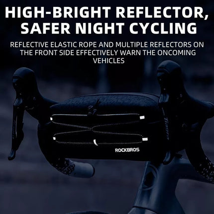 Bicycle Handlebar Bag 2L Bike Frame Bag Shoulder Strap Cycling Bag