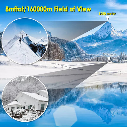 Powerful Telescope 60X60 Binoculars HD 10000M Low Light Vision Outdoor Hunting