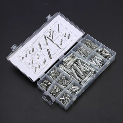 400pcs Small Spring Assortment Compression Extension Spring Metal Tension Spring