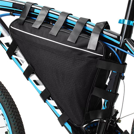 Mountain Bike Triangle Battery Storage Bag Bicycle Top Tube Frame Pack Case