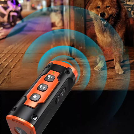 Long-range ultrasonic Rechargeable dog bark deterrent and behavior adjuster