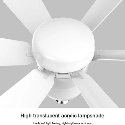Socket Ceiling Fans with Lights and Remote- Socket Fan light with Dimmable Led