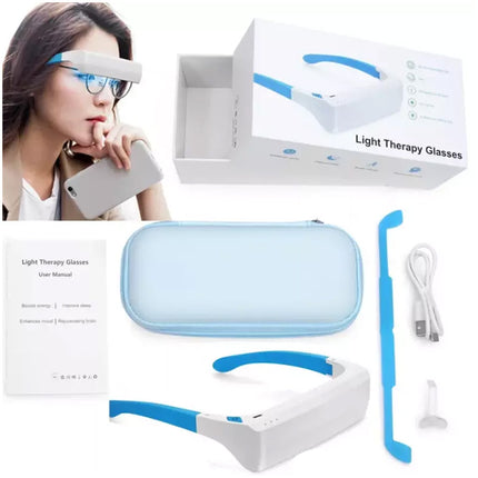 Light Therapy Glasses Phototherapy Lamp Help Natural Relief Sleep Problems
