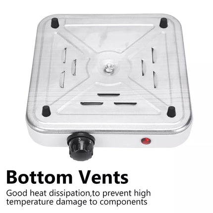 Portable Hot Plate 1500W Electric Single Cooktop Cooker Stove Hotplate Kitchen