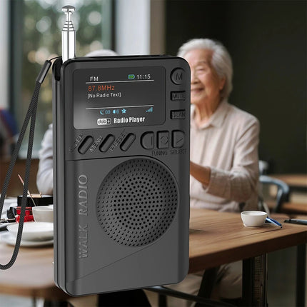 Portable Mini Pocket DAB/DAB + Digital Receiver MP3 Player FM Radio Rechargeable