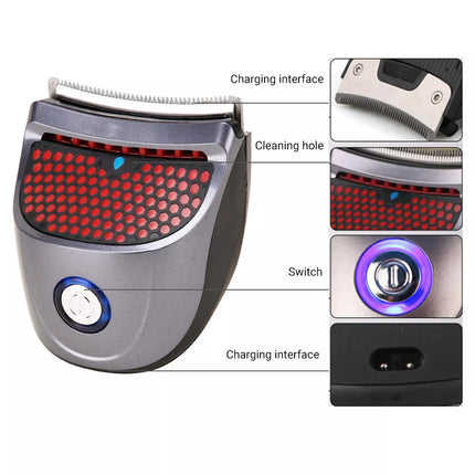 Cordless Hair Clippers Professional Trimmer Electric Cutting Kit For Mens Gift