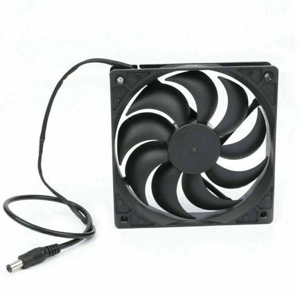 Portable 40W 12V Exhaust Fan Outdoor Solar Panel Powered Ventilator Fan