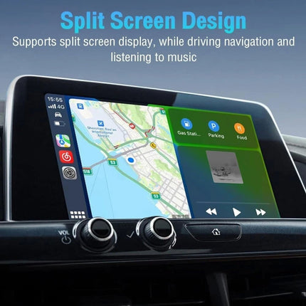Wireless Apple Carplay Android Auto Adapter for iPhone Car Play Plug & Play