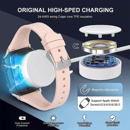 Apple Watch IWatch SE 10 9 8 7 6 5 Fast Wireless USB Charging Cable