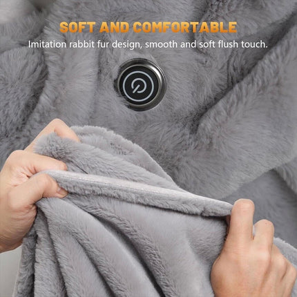 USB Electric Heated Throw Blanket Warm Poncho Wrap Blanket Portable heated Shawl