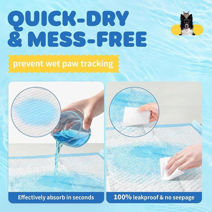 50Pcs Super Absorbent Disposable Dog Training Pads Pet Puppy Pee Pad Leak-Proof