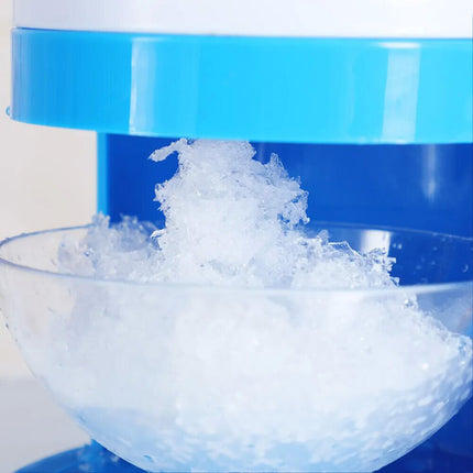 Manual Ice Crusher Shaver Shredding Snow Cone Slushie Maker Machine Kitchen Tool