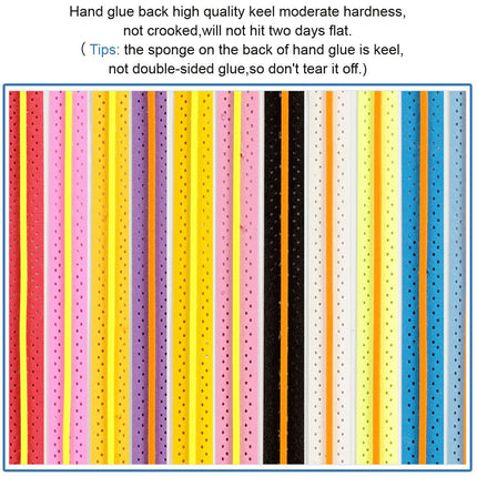 2 Pcs Black Badminton Tennis Racket Hand Glue Anti Slip Handle Tape Fishing Rod Grip