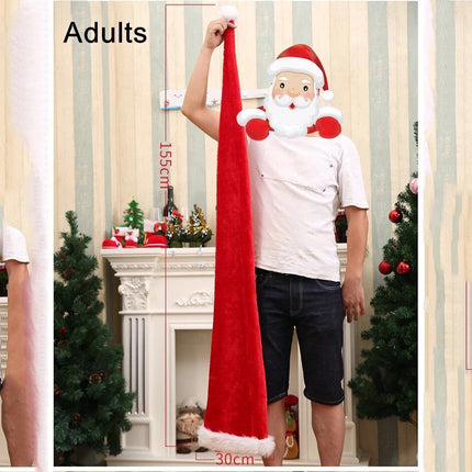 Christmas Unisex Adults Novelty Hat Xmas Party Cap Santa Costume Dress Up