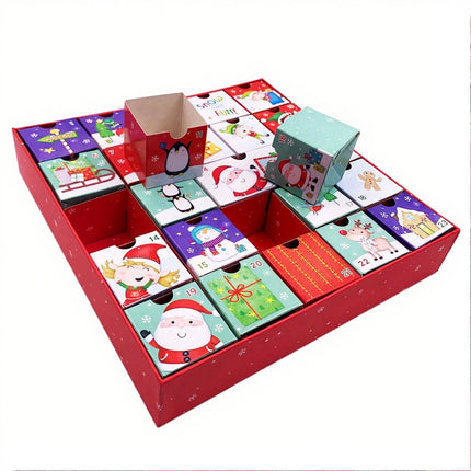 Christmas Advent Calendar Countdown DIY Making Kit Kids Gift Santa Elf Decor