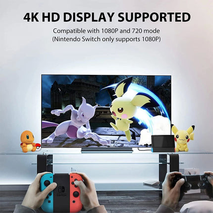 Docking Station for Nintendo Switch Charging Dock 4K HDMI TV Adapter Charger