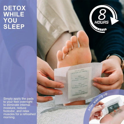 28pc Detox Deep Cleansing Foot Pads Pain Relief Natural Sleep Toxin Adhesive