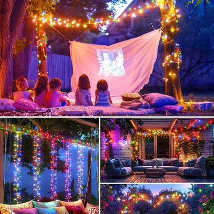 IP44 Waterproof 30m/50m String Lights Outdoor Indoor Yard Christmas Light Fairy