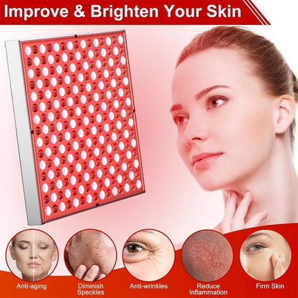 Anti Aging Therapy Panel 660nm Near Infrared 850nm Full Body 225Red LED Light