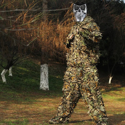 3D Leaf Camouflage Hunting Ghillie Suit Camo Sniper Jungle Woodland Clothes Set