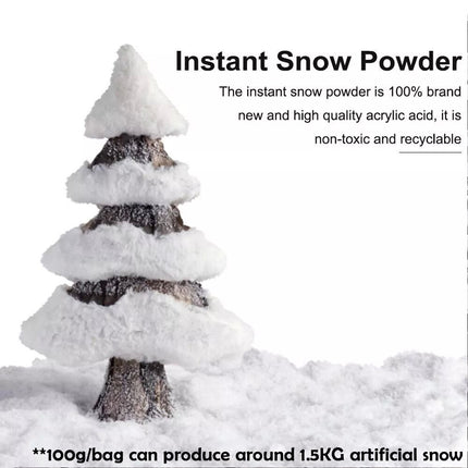 1kg Instant Artificial Snow Powder photography Christmas Decoration Xmas