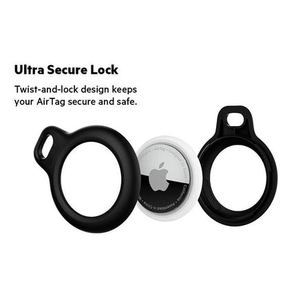 4 Packs Apple AirTag Lanyard Plastic Case Protector Cover