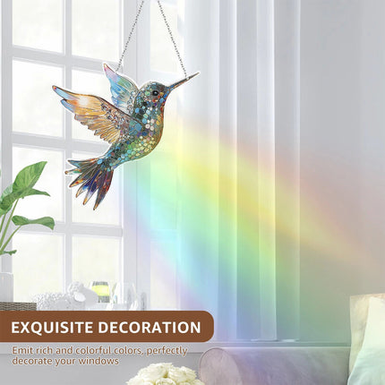 Bird Sun Catchers Decorative Acrylic Birds Christmas Ornaments for Bird lehLj
