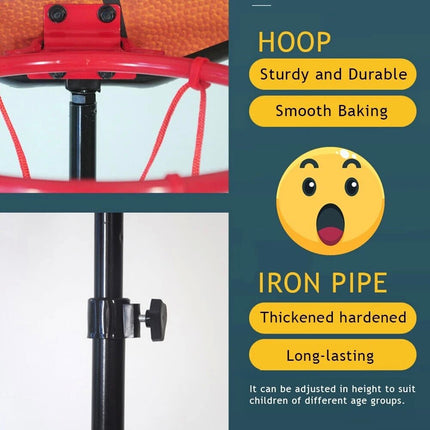 2 - in - 1 Kids Basketball Hoop and Archery Game Set Toys Gift Sport Center