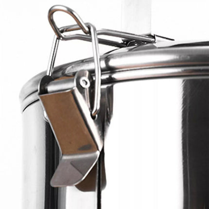 Stainless Steel Lunch Box Beautiful Tiffin Box Clip Carrier Bento Box 3 Layer