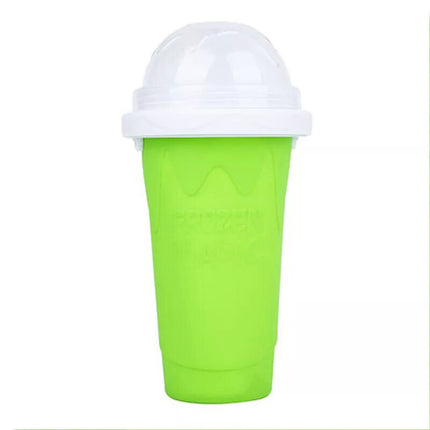 Green Slushie Maker Cup Quick Freeze Magic Milkshake Cup Ice Cream Maker