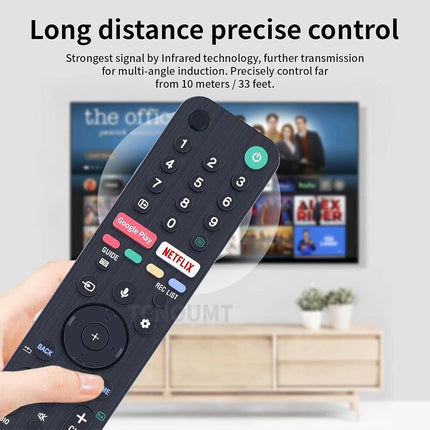 Remote Control Replacement for SONY BRAVIA TV Smart Netflix LCD/LED HD 4K