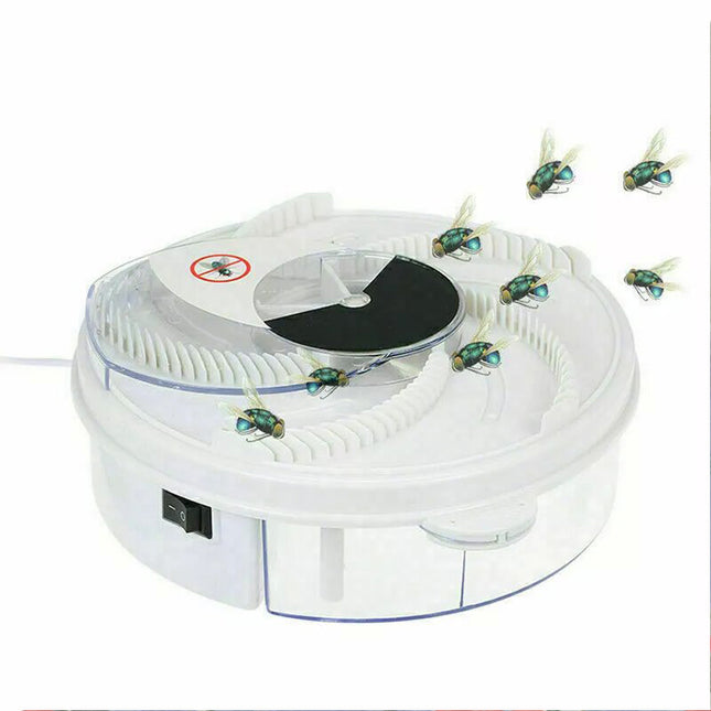 Insect Killer Fly Trap Electric Catcher Bug with Trapping Food White USB Cable