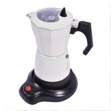 6 Cup Electric Espresso Latte Coffee Maker Italian Percolator Mocha Moka Pot