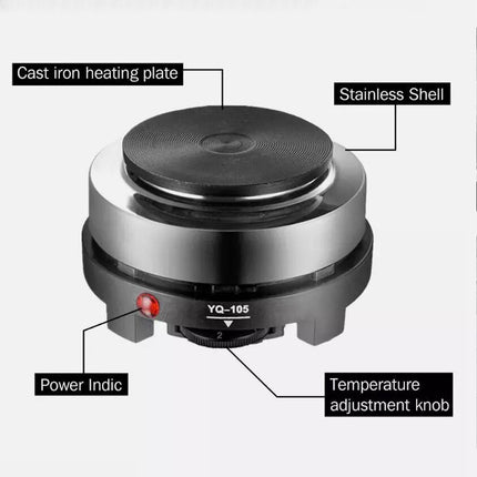 500W Single Electric Hot Plate Countertop Cooker Hotplate Stove Home Cooking